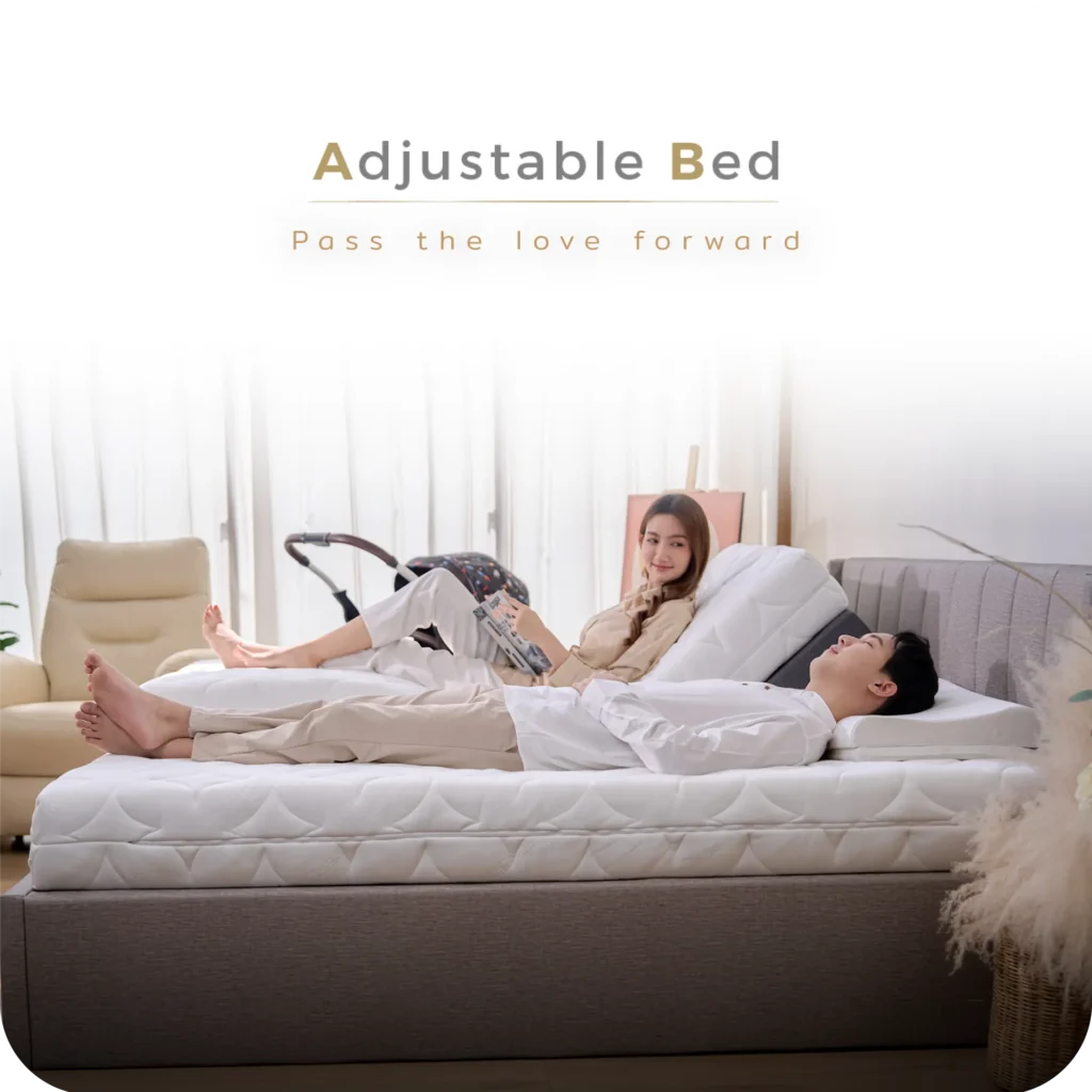 Adjustable Bed เตียงปรับระดับไฟฟ้า เตียงไฟฟ้า เตียงนอนไฟฟ้า ที่นอนปรับระดับ